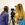 students filming video