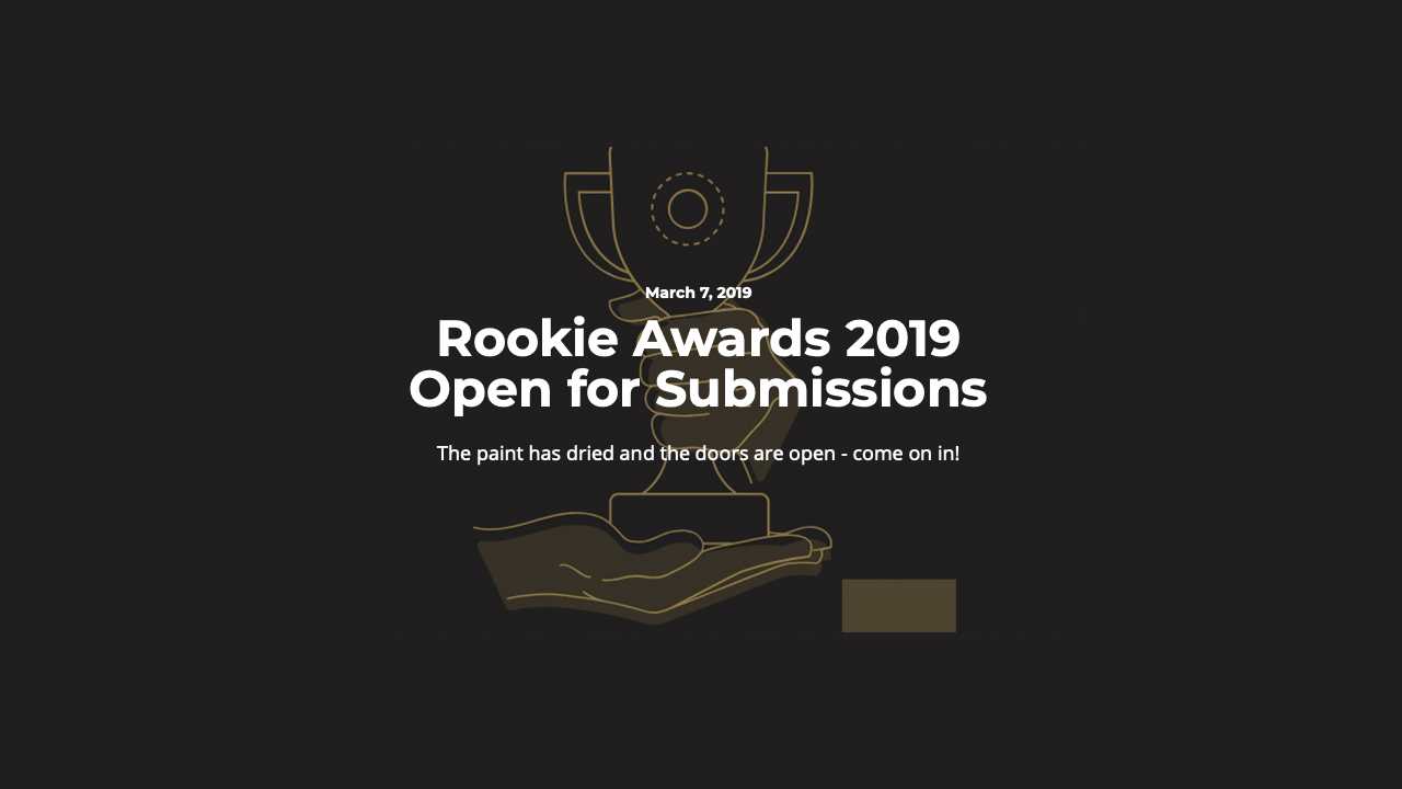 The Rookie Awards 2019 news author